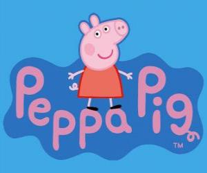 пазл Логотип Peppa Pig